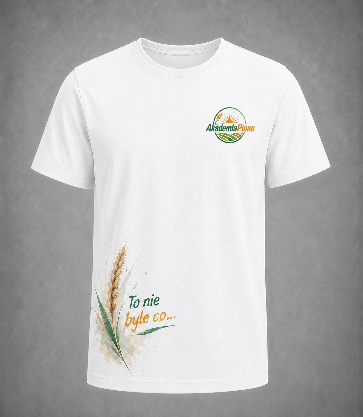 T-shirt Akademia Plonu – Biały przód