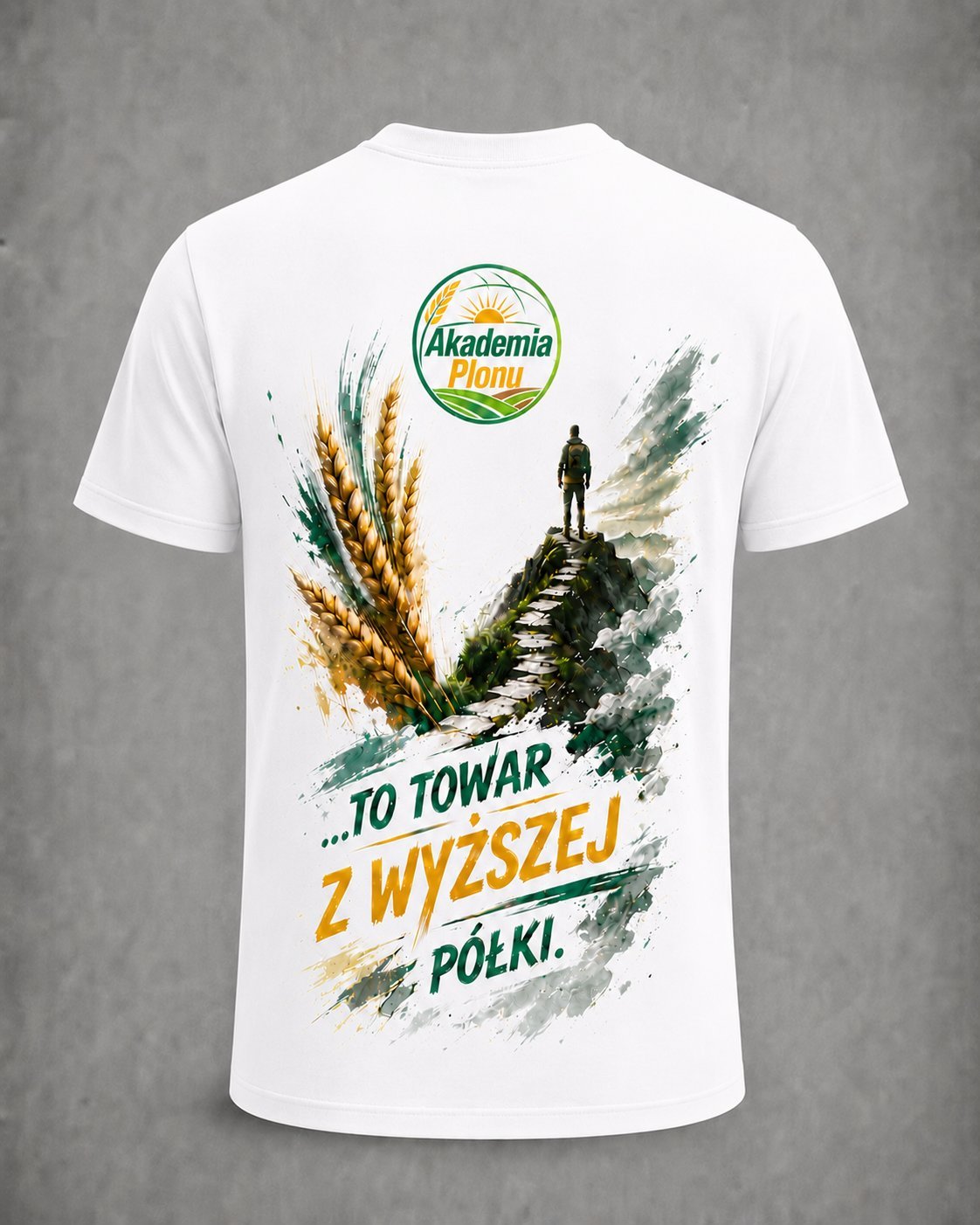 T-shirt Akademia Plonu – Biały tył